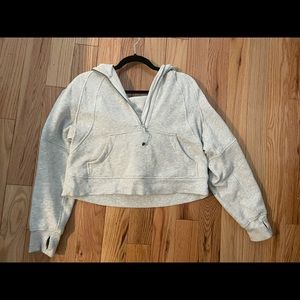 Lululemon 1/2 zip scuba hoodie
